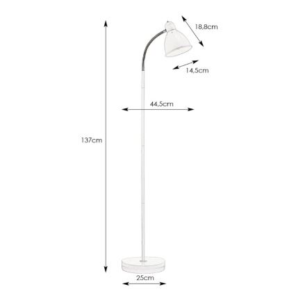Markslöjd 104842 - Stehlampe NITTA 1xE27/60W/230V