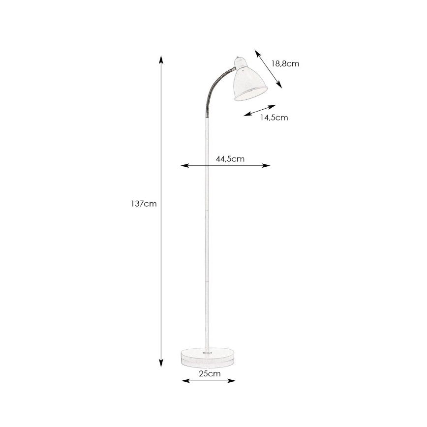 Markslöjd 104842 - Stehlampe NITTA 1xE27/60W/230V