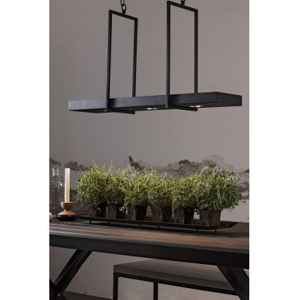 Markslöjd 105780 - LED Dimmbare Hängeleuchte TRAY 3xLED/3W/230V schwarz