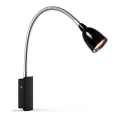 Markslöjd 105940 - LED Flexibles Leselicht TULIP LED/2,5W/230V schwarz