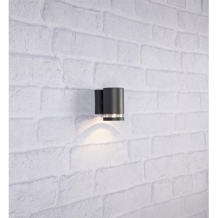 Markslöjd 106516 - LED-Außenwandleuchte IRIS 2xLED/5W/230V anthrazit
