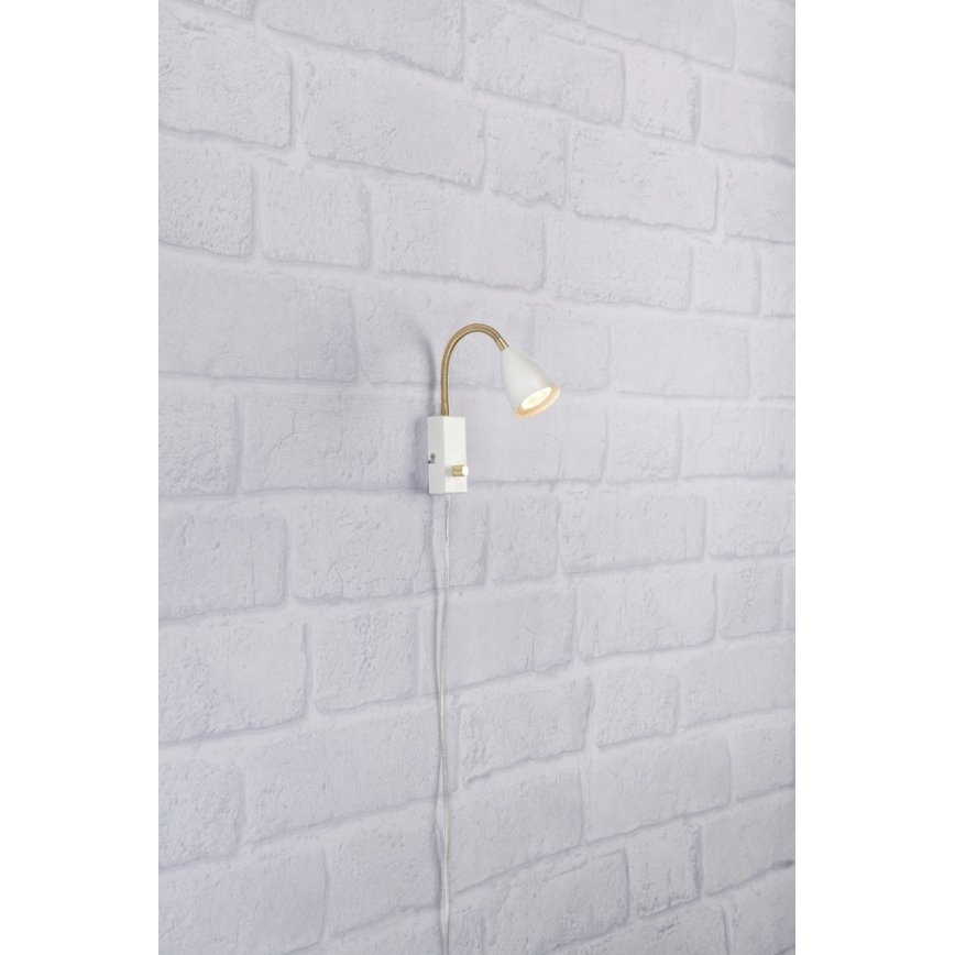 MarStücklöjd 106588 - Dimmbare Wandleuchte CIRO 1xGU10/7W/230V weiß