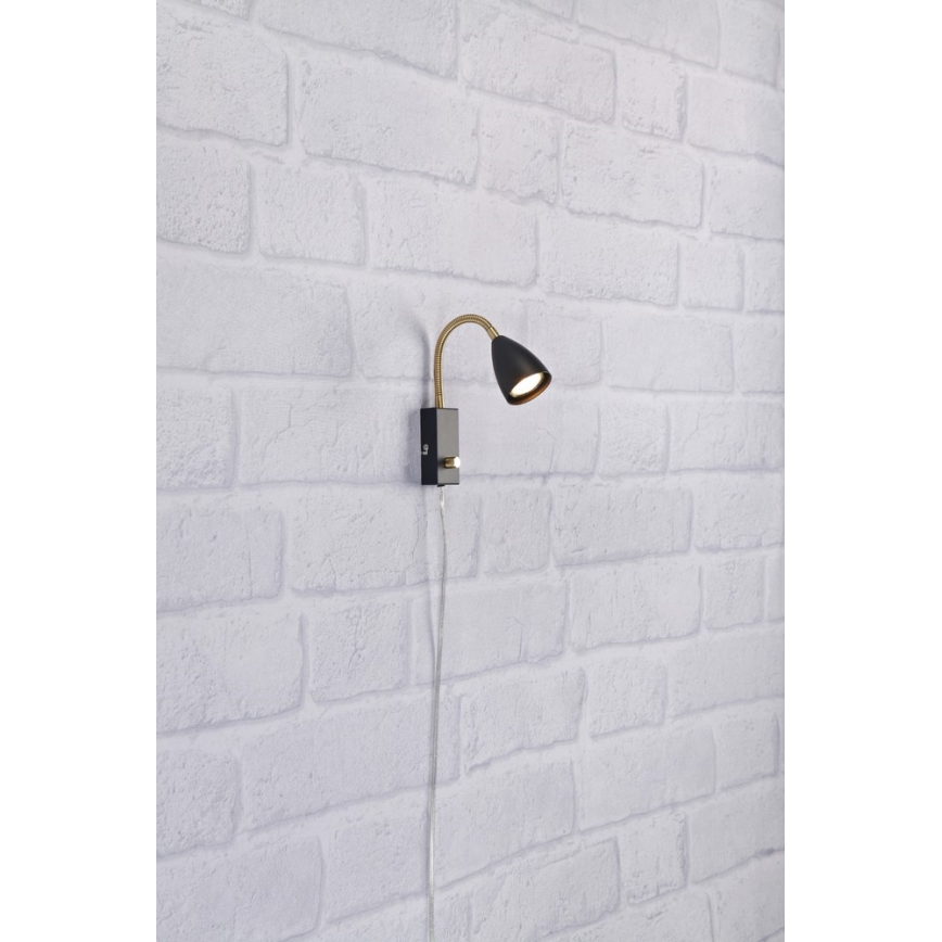 MarStücklöjd 106589 - Dimmbare Wandleuchte CIRO 1xGU10/7W/230V schwarz