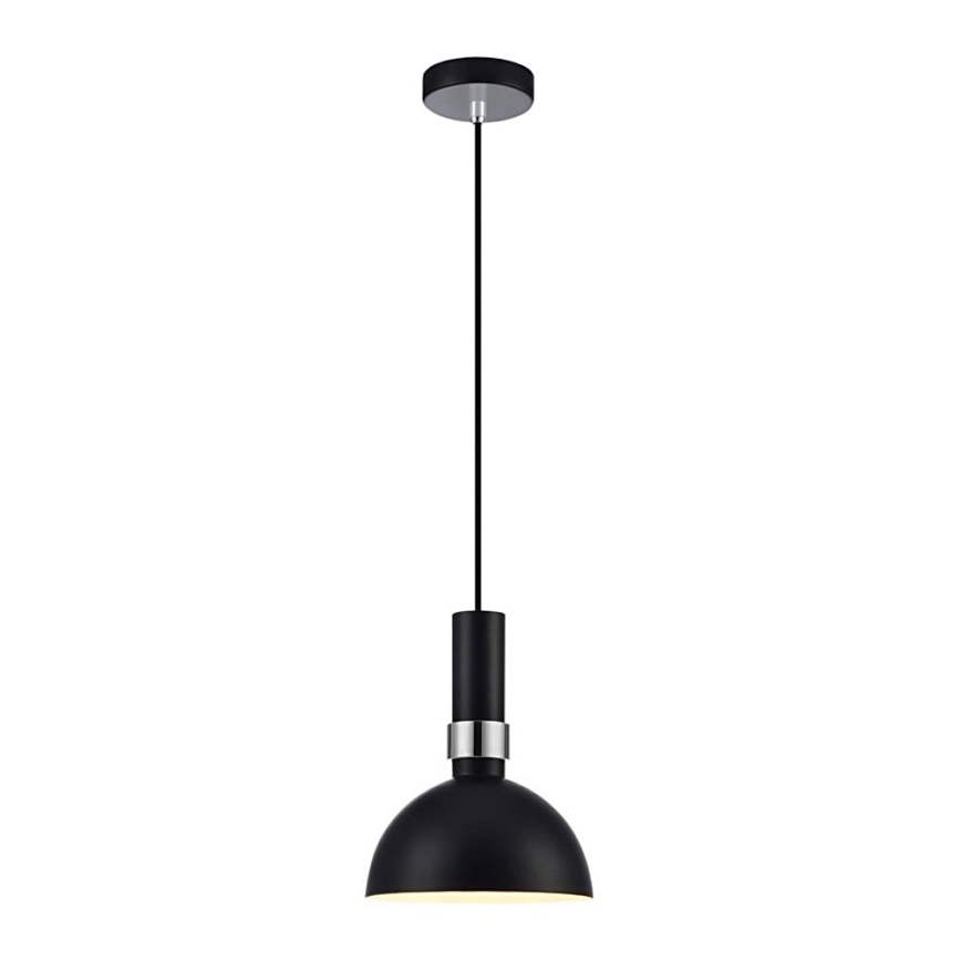 Markslöjd 106861 - Hängeleuchte LARRY 1xE27/60W/230V schwarz/chrom glänzend