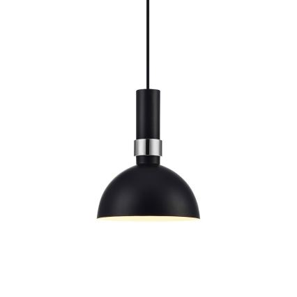 MarStücklöjd 106861 - Hängeleuchte LARRY 1xE27/60W/230V schwarz/chrom glänzend