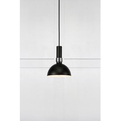 Markslöjd 106861 - Hängeleuchte LARRY 1xE27/60W/230V schwarz/chrom glänzend