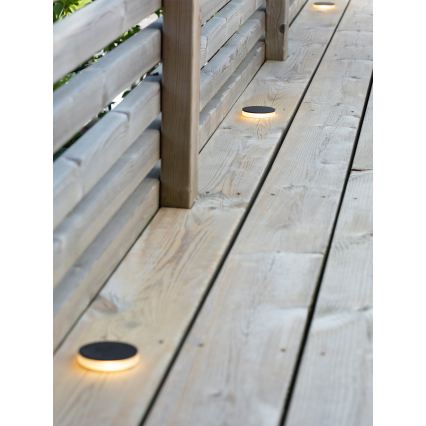 Markslöjd 106935 - LED-Außen-Einbauleuchte GARDEN24 LED/3W/24V IP44 schwarz