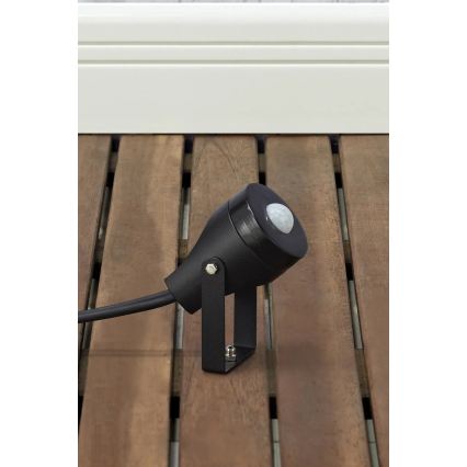 Markslöjd 106940 - PIR-Außen-Bewegungs- und Dämmerungssensor GARDEN24 IP44, schwarz