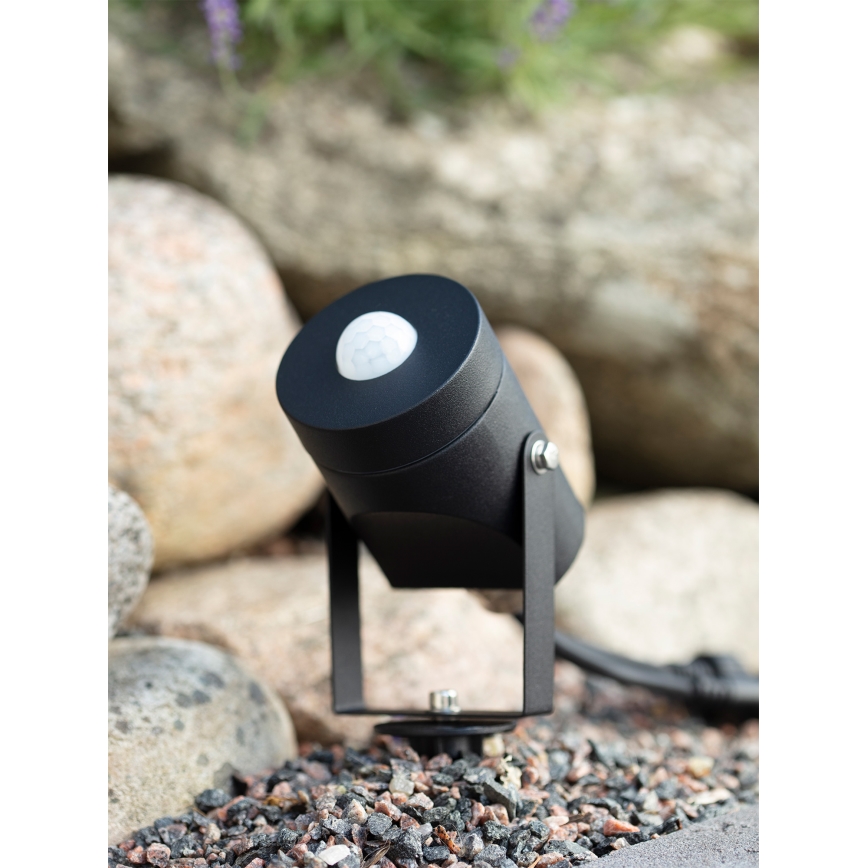 Markslöjd 106940 - PIR-Außen-Bewegungs- und Dämmerungssensor GARDEN24 IP44, schwarz