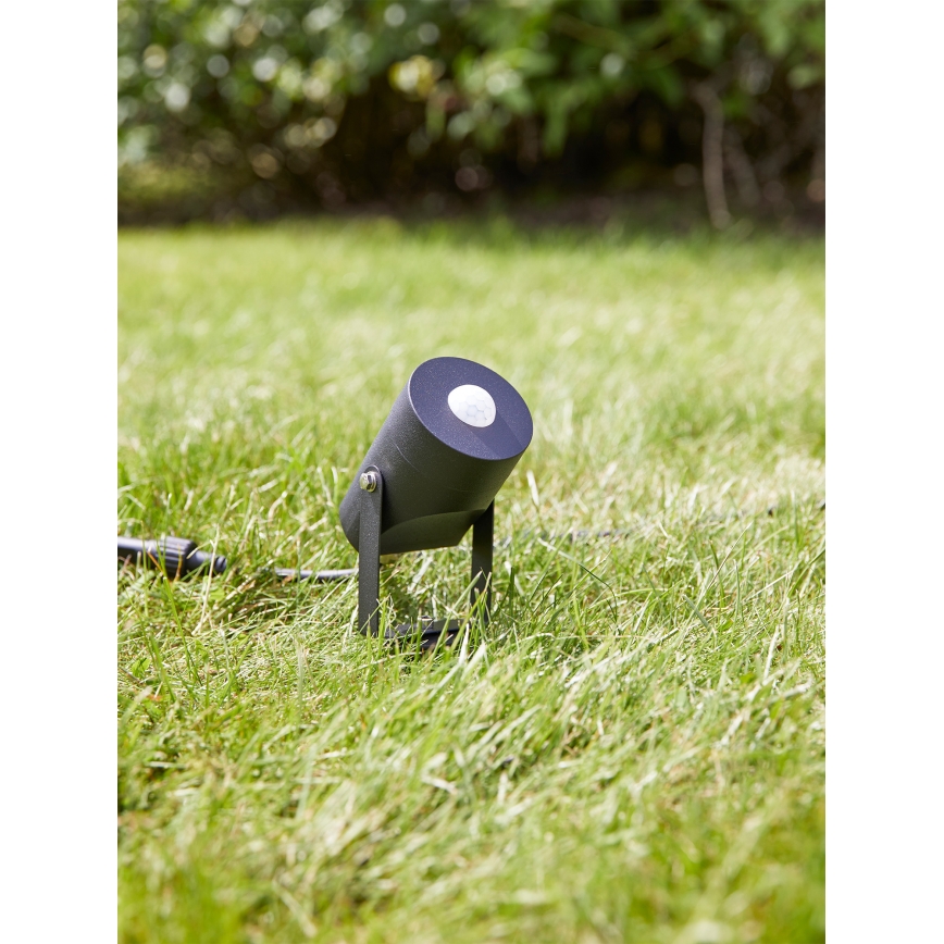 Markslöjd 106940 - PIR-Außen-Bewegungs- und Dämmerungssensor GARDEN24 IP44, schwarz