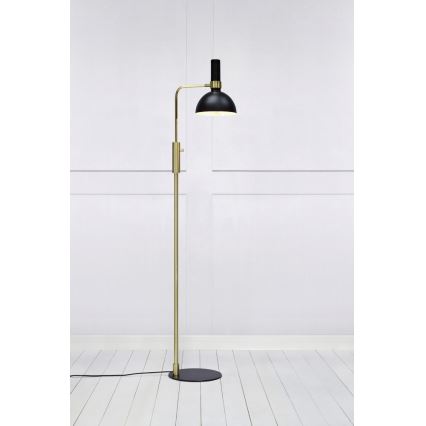 Markslöjd 106972 - Dimmbare Stehlampe LARRY 1xE27/60W/230V schwarz/gold