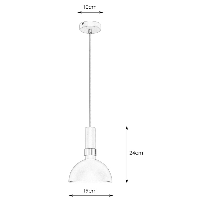 Markslöjd 106974 - Hängeleuchte LARRY 1xE27/60W/230V