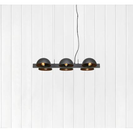 MarStücklöjd 107138 - Hängeleuchte FLAMINGO 6xE14/40W/230V schwarz
