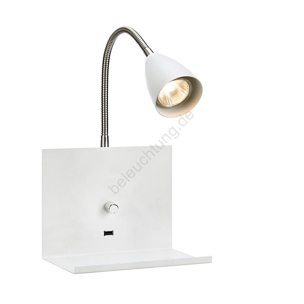 Markslojd 107140 Dimmbare Wandleuchte Mit Usb Logi 1xgu10 7w