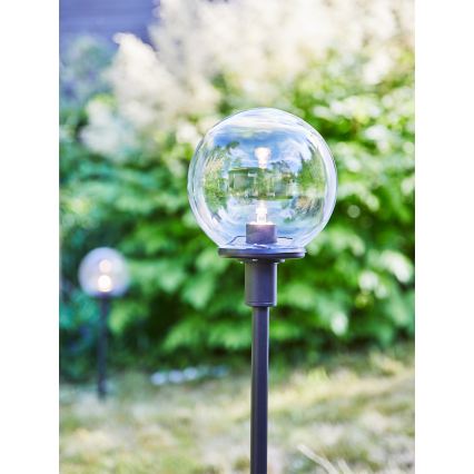 Markslöjd 107283 - LED-Außenleuchte GARDEN24 LED/3W/24V 81 cm IP44 schwarz/transparent