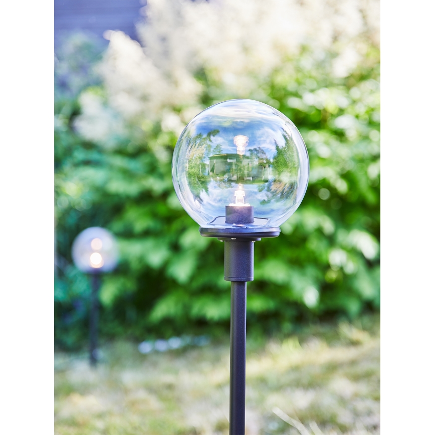 Markslöjd 107283 - LED-Außenleuchte GARDEN24 LED/3W/24V 81 cm IP44 schwarz/transparent