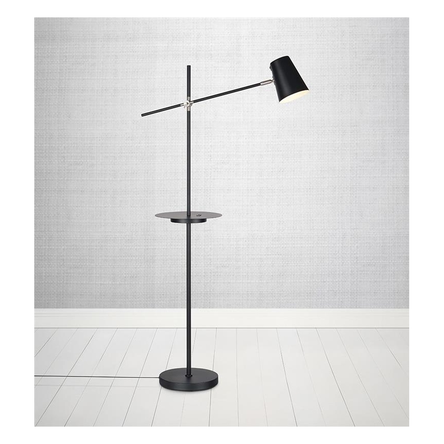 Markslöjd 107307 - Stehlampe mit USB LINEAR 1xE14/40W/230V