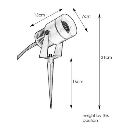 Markslöjd 107714 - LED Außenleuchte GARDEN24 LED/6W/24V IP44 mattchrom
