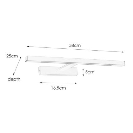 Markslöjd 107865 - LED-Spiegelbeleuchtung für Badezimmer NEPTUNUS LED/6W/230V IP44