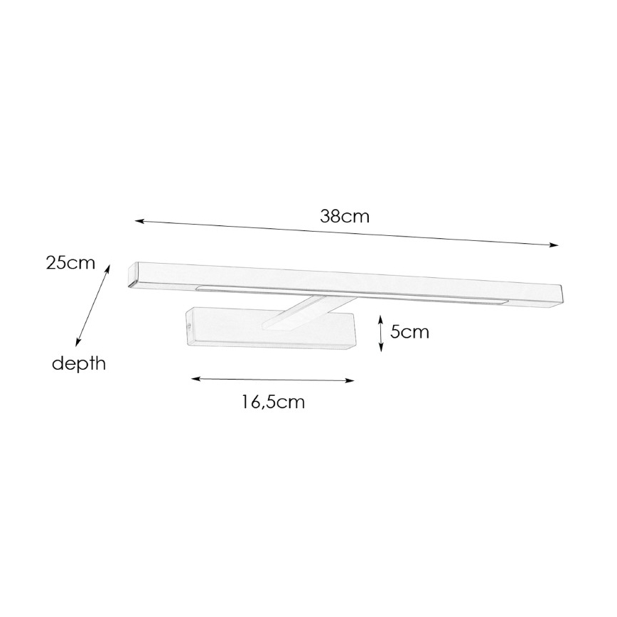 Markslöjd 107865 - LED-Spiegelbeleuchtung für Badezimmer NEPTUNUS LED/6W/230V IP44