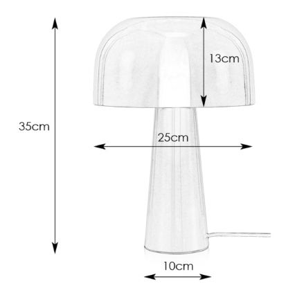 Markslöjd 107934 - Tischlampe BLANCA 1xE14/25W/230V