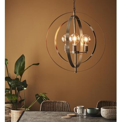 Markslöjd 107941 - Kette-Kronleuchter  ORBIT 3xE27/60W/230V