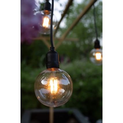 Markslöjd 107989 - LED-Außenpendelleuchte GARDEN24 LED/2,86W/24V IP44 schwarz/klar