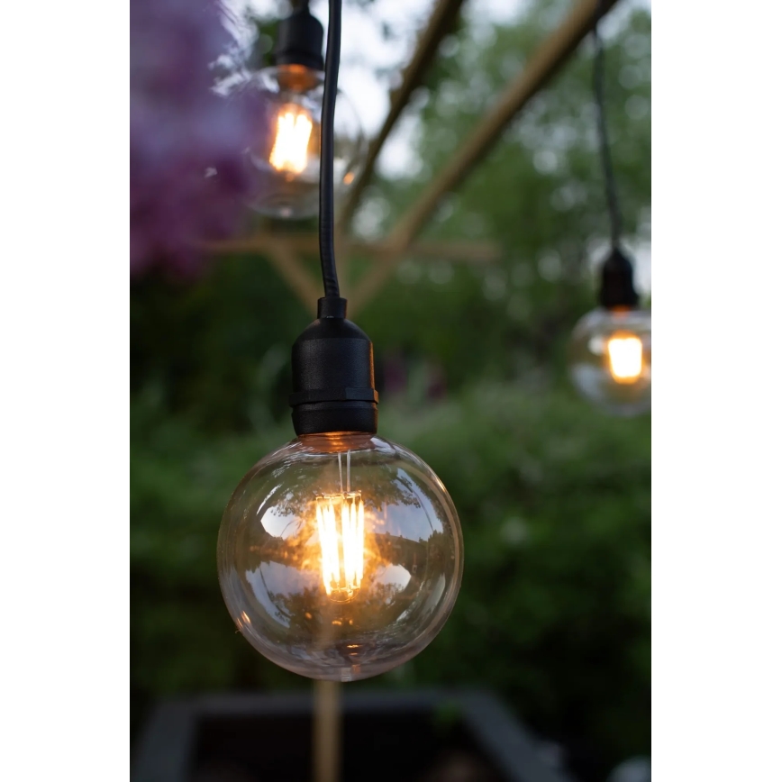 Markslöjd 107989 - LED-Außenpendelleuchte GARDEN24 LED/2,86W/24V IP44 schwarz/klar