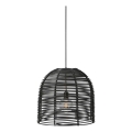 Markslöjd 107990 - LED Außen-Pendelleuchte GARDEN24 LED/2,86W/24V IP44 Rattan/schwarz
