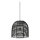 Markslöjd 107990 - LED Außen-Pendelleuchte GARDEN24 LED/2,86W/24V IP44 Rattan/schwarz