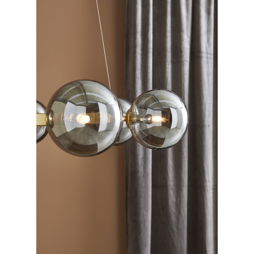Markslöjd 108050 - Hängeleuchte CIRCLE 6xG9/20W/230V gold