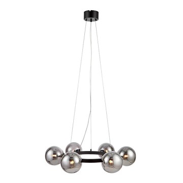 Markslöjd 108051 - Hängeleuchte CIRCLE 6xG9/20W/230V schwarz
