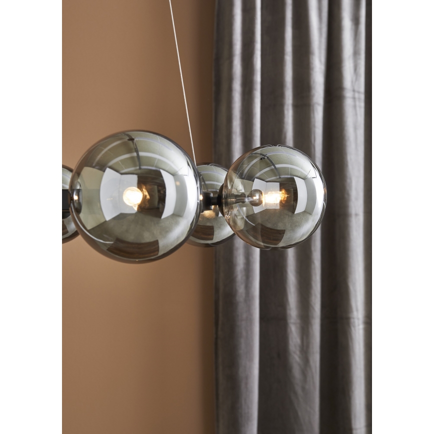 Markslöjd 108051 - Hängeleuchte CIRCLE 6xG9/20W/230V schwarz