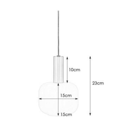 Markslöjd 108122 - Kronleuchter an Schnur SOBER 1xE14/40W/230V mattchrom