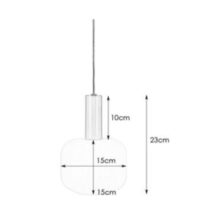 Markslöjd 108123 - Kronleuchter an Schnur SOBER 1xE14/40W/230V Messing