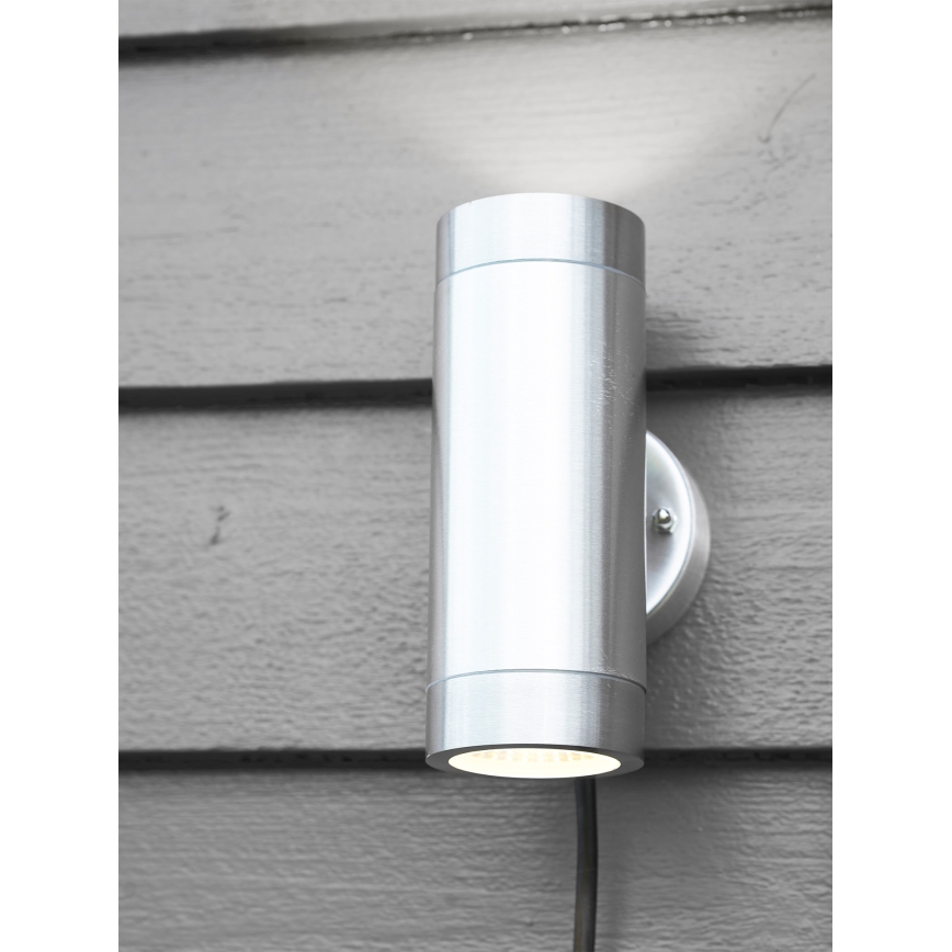 Markslöjd 108170 - LED Außenwandleuchte GARDEN24 2xLED/3W/24V IP44 mattchrom