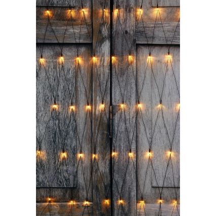 Markslöjd 108178 - LED Außen-Weihnachtsvorhang GARDEN24 160xLED/24V 2x2m warmweiß
