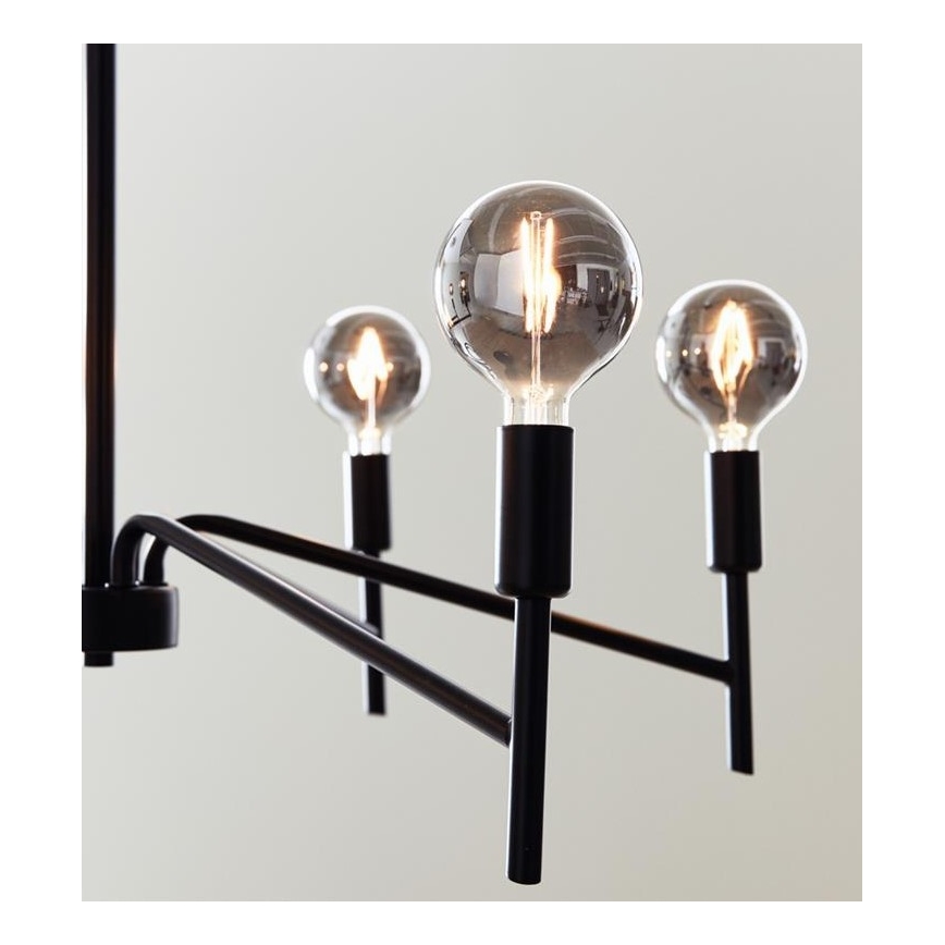Markslöjd 108209 - Hängeleuchte MONARCH 6xE14/18W/230V schwarz