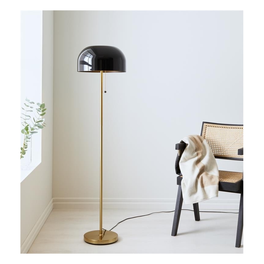 Markslöjd 108293 - Stehleuchte BLANCA 2xE27/40W/230V schwarz/gold