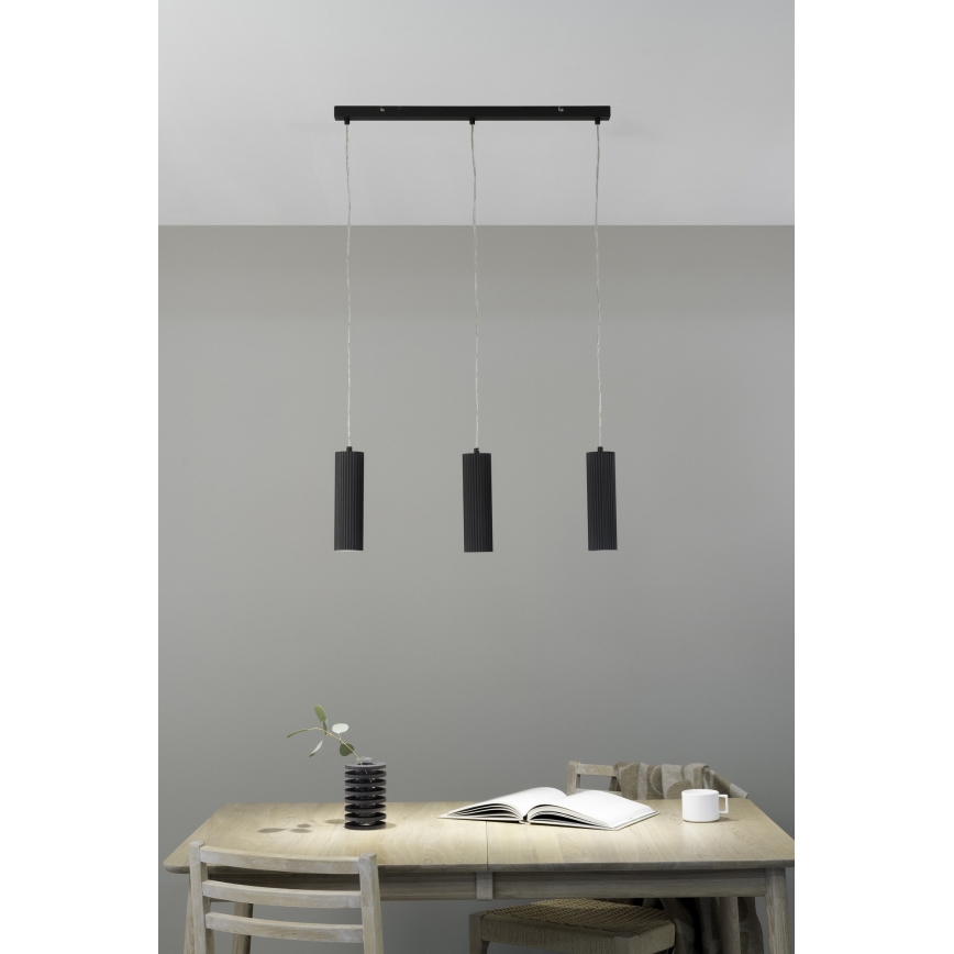 Markslöjd 108473 - Hängeleuchte an Schnur COSTILLA 3xGU10/7W/230V anthrazit