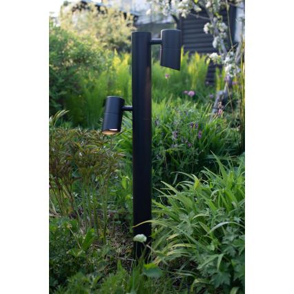 Markslöjd 108486 - LED Außenleuchte GARDEN24 2xLED/6W/24V 99 cm IP44 schwarz