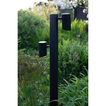 Markslöjd 108486 - LED Außenleuchte GARDEN24 2xLED/6W/24V 99 cm IP44 schwarz