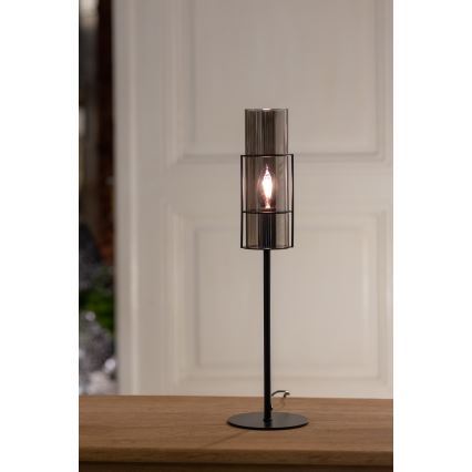 Markslöjd 108559 - Tischlampe TUBO 1xE14/40W/230V 50 cm schwarz