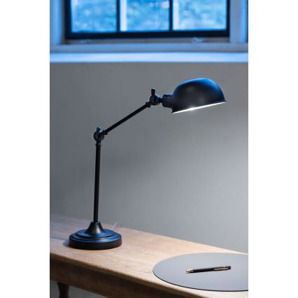 Markslöjd 108584 - Tischlampe PORTLAND 1xE27/40W/230V schwarz