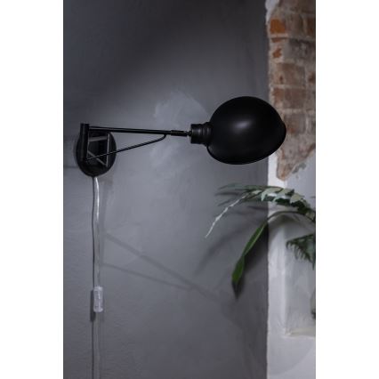 Markslöjd 108587 - Wandlampe PORTLAND 1xE27/40W/230V schwarz