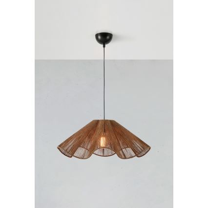 Markslöjd 108681 - Hängeleuchte an Schnur NAMI 1xE27/40W/230V braun