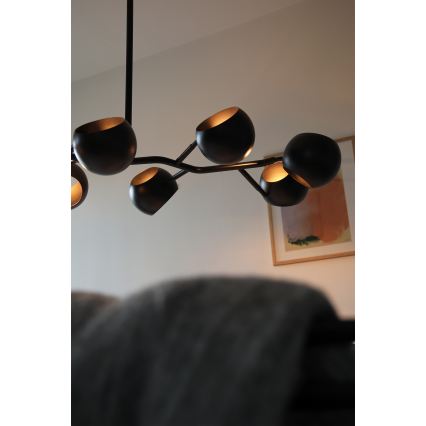 Markslöjd 108852 - Deckenleuchte an Stange EDGAR 8xE14/40W/230V schwarz