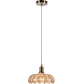 Markslöjd 108858 - Hängeleuchte KURAGE 1xE27/40W/230V Messing/rauchig beige