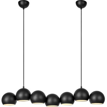 Markslöjd 108860 - Hängeleuchte CUPOLO 7xE14/40W/230V schwarz