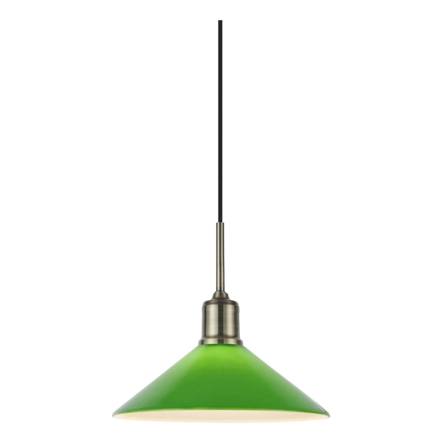 Markslöjd 108868 - Hängeleuchte VELA 1xE27/40W/230V Messing/grün
